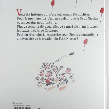 Le Petit Nicolas : Le ballon et autres histoires inédites - René Goscinny Jean-Jacques Sempé - Livre