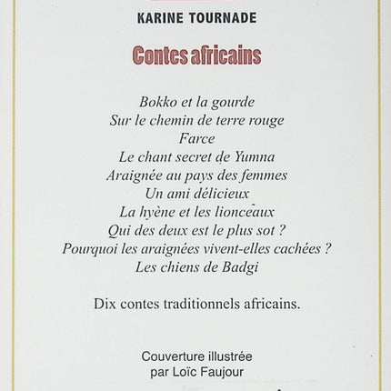 Contes africains - Karine Tournade - Livre