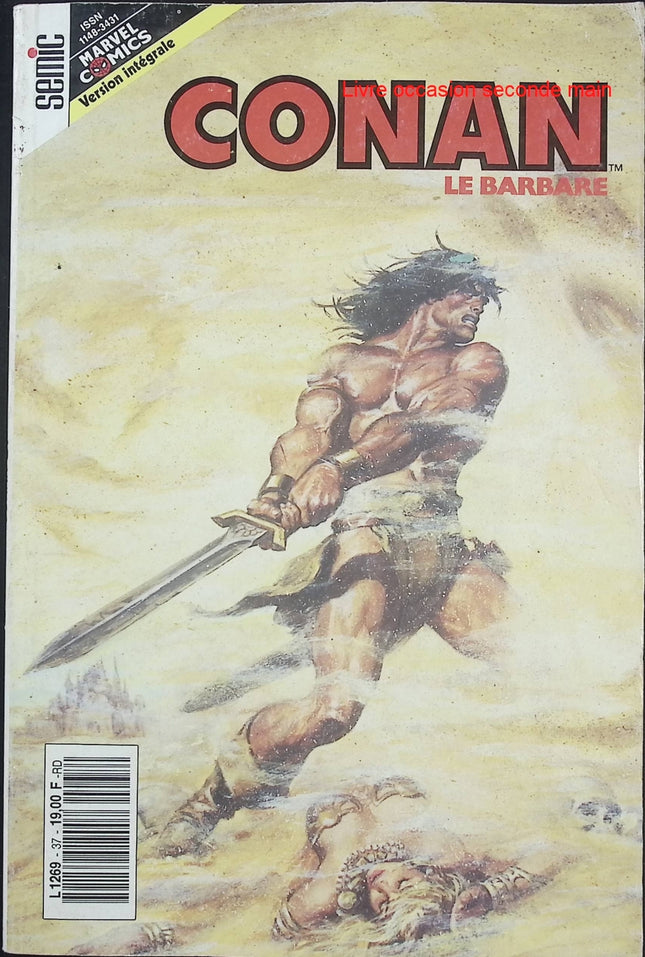 Conan Le Barbare N°37 – Marvel Comics Semic – Comics Conan vintage d’occasion - Livre BD