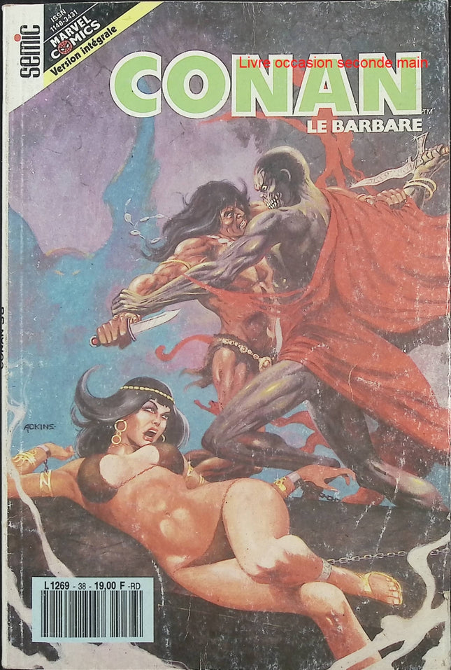 Conan Le Barbare N°38 – Marvel Comics Semic – Comics Conan vintage d’occasion - Livre BD