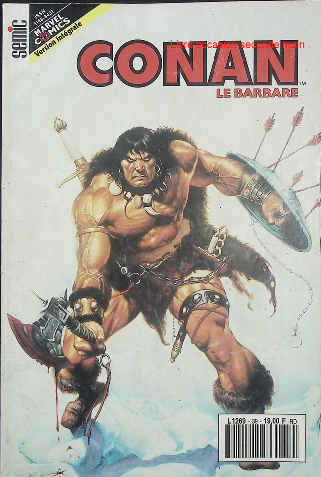 Conan Le Barbare N°39 – Marvel Comics Semic – Comics Conan vintage d’occasion - Livre BD