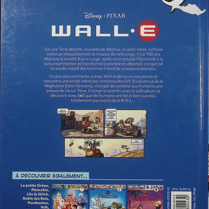 Wall-E - Disney Pixar - BD du film - Alessandro Ferrari - Robot - Eve - Espace - Science-fiction - Livre BD
