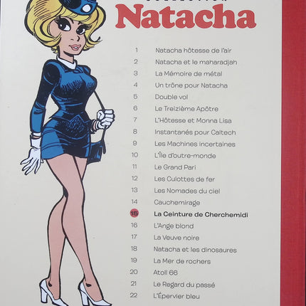 Natacha Tome 15 – La Ceinture de Cherchemidi – François Walthéry – BD aventure et humour - Livre BD