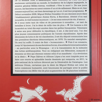 Mille vies de plus – Alfonso Lopez, Miguel Nunez, Raul Mora, Pepe Gálvez – BD historique sur la mémoire, l’exil et la guerre d’Espagne - Livre BD