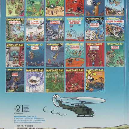 Marsupilami Tome 22 – Colman, Batem, Franquin – BD jeunesse, humour, aventure et jungle - Livre BD