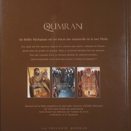 Qumran Livre III – Makyo, Stéphane Gemine – BD historique, thriller, mystère religieux et aventure - Livre BD