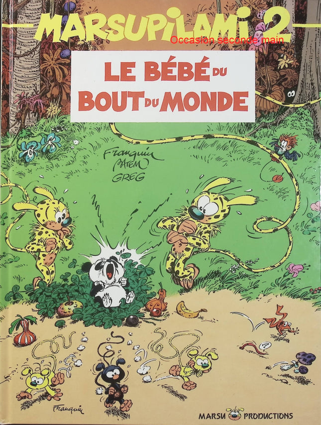 Marsupilami Tome 2 – Le Bébé du bout du monde – Batem, Greg, Franquin – BD jeunesse, humour et aventure - Livre BD