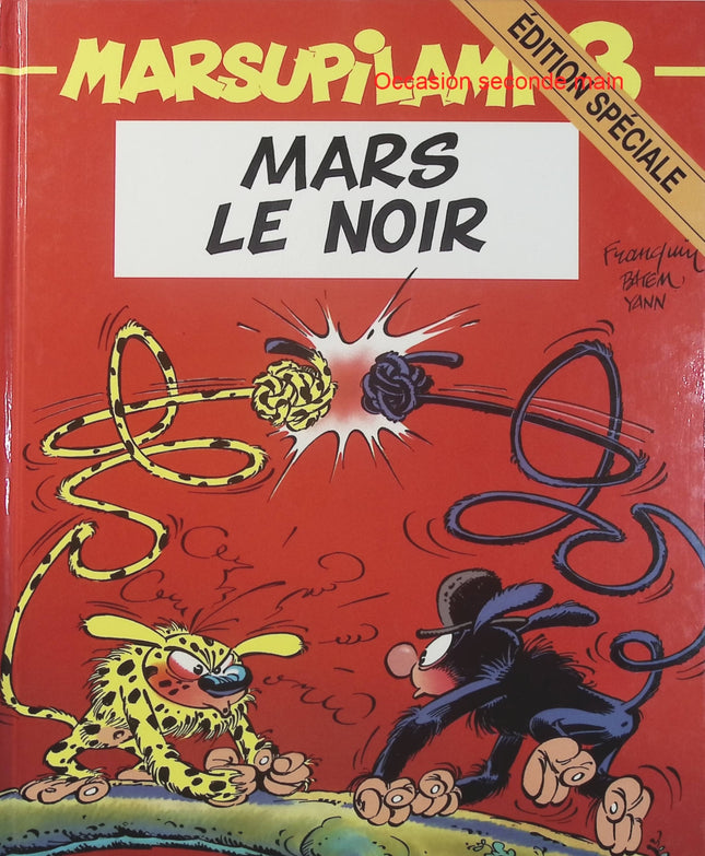 Mars le Noir – Édition spéciale – Franquin – Marsupilami, BD humour, aventure et jungle - Livre BD