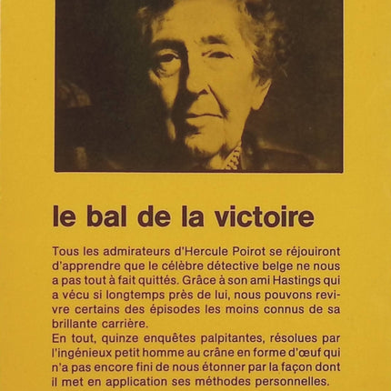 Le Bal de la victoire – Agatha Christie | Recueil policier, enquêtes d’Hercule Poirot, énigmes criminelles et suspense britannique - Livre