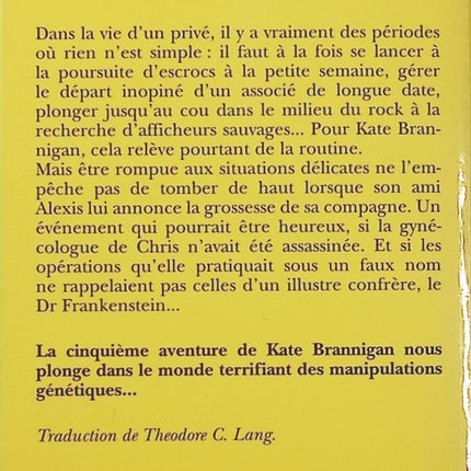 Gènes toniques – Val McDermid | Roman policier écossais, enquête de Kate Brannigan et thriller sur les manipulations génétiques - Livre