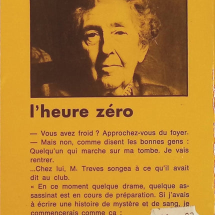 L’Heure zéro – Agatha Christie | Roman policier britannique, meurtre mystérieux, secrets de famille et enquête du superintendant Battle - Livre