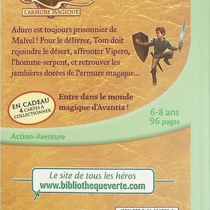 Beast Quest Tome 12 – L’Armure Magique – L’Homme-Serpent – Adam Blade – Bibliothèque Verte - Livre