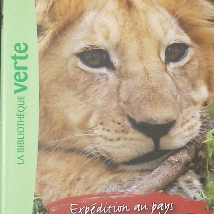 Wild Immersion Tome 1 - Expédition au pays des lions - Roman jeunesse nature et aventure - Bibliothèque Verte - livre