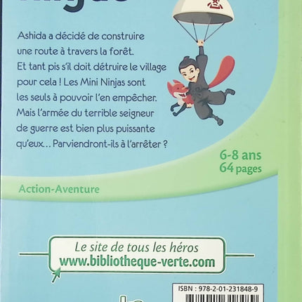 Mini Ninjas Tome 1 - Il faut sauver la forêt ! - Roman jeunesse aventure - Livre enfants - Bibliothèque Verte - livre