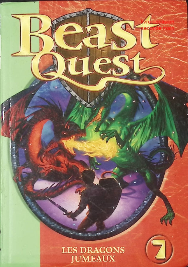 Beast Quest Tome 7 - Les Dragons Jumeaux - Roman jeunesse fantasy aventure - Bibliothèque Verte - livre