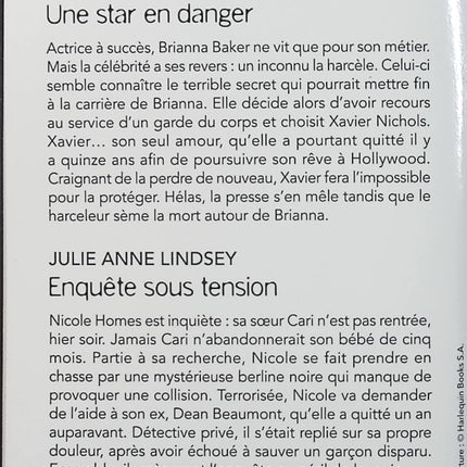 Une star en danger - Enquête sous tension - K.D. Richards - Julie Anne Lindsey - Black Rose - Romance suspense - Enquête - Danger - Livre