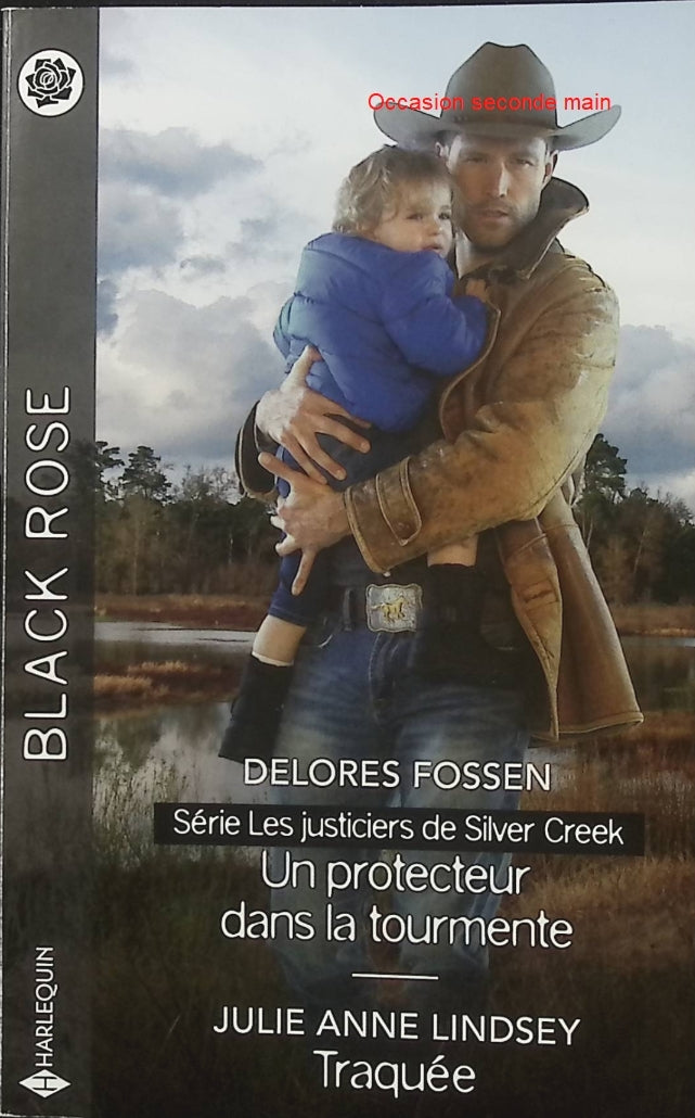 Un protecteur dans la tourmente - Traquée - Delores Fossen - Julie Anne Lindsey - Les Justiciers de Silver Creek Tome 3 - Black Rose - Romance suspense - Enquête - Harcèlement - Meurtre - Protection - Danger - Shérif - Détective - Livre