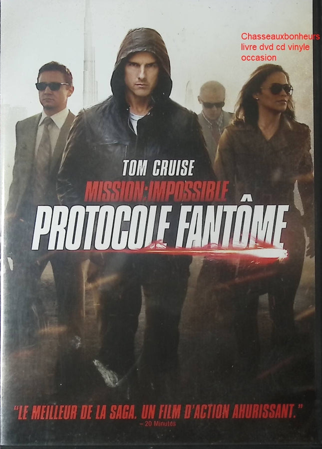 M:I-4 – Mission Impossible : Protocole Fantôme DVD film action espionnage Tom Cruise - DVD