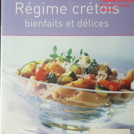 Régimes crétois Bienfaits et délices Jacques Fricker livre occasion – diète méditerranéenne santé nutrition recettes équilibrées - Livre