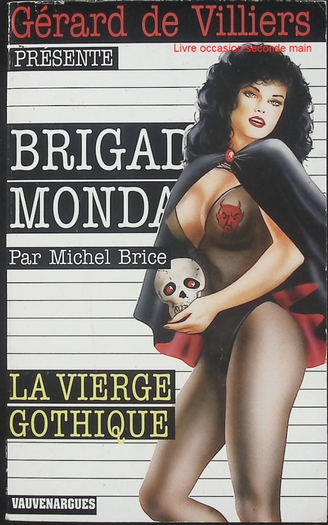 La Vierge gothique - Brigade mondaine n°238 - Michel Brice - Roman policier d'occasion - Espionnage et suspense - Livre