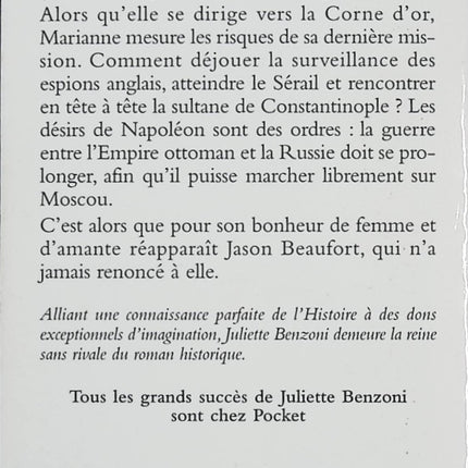 Marianne Tome 5 – Les Lauriers de flammes I – Juliette Benzoni – Roman historique, Napoléon, aventure et romance - Livre