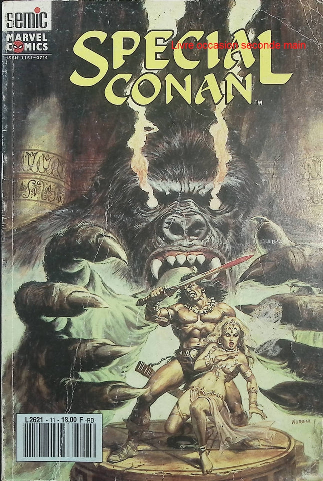 Spécial Conan N°11 – Marvel Comics Semic – Conan le Barbare – Comics d’occasion - Livre BD