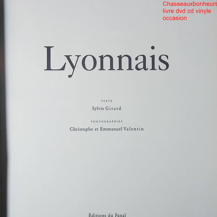 Lyonnais Sylvie Girard livre cuisine régionale française recettes traditionnelles occasion - Cuisine recette - Livre
