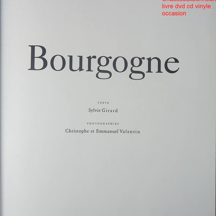 Bourgogne Sylvie Girard livre cuisine régionale française recettes traditionnelles occasion - Cuisine recette - Livre