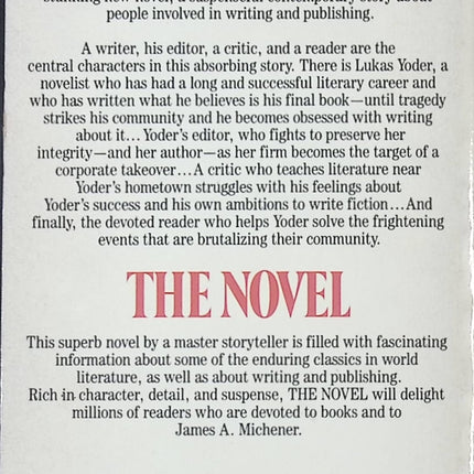 The Novel James A. Michener roman contemporain drame familial et secrets - Livre en Anglais