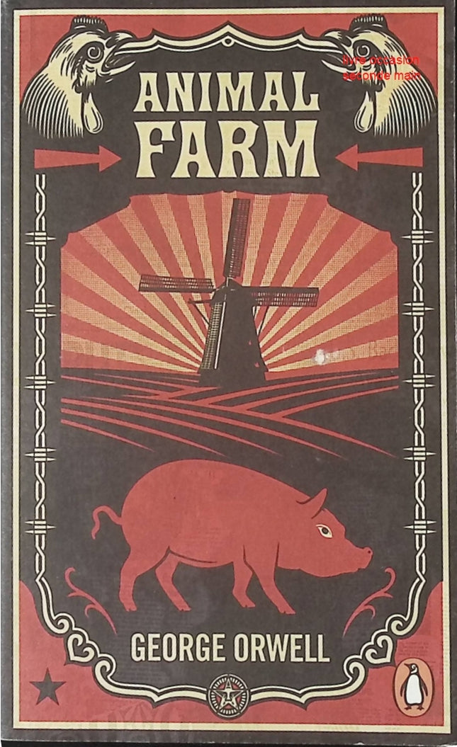 Animal Farm George Orwell roman satirique politique et allégorie - Livre en Anglais