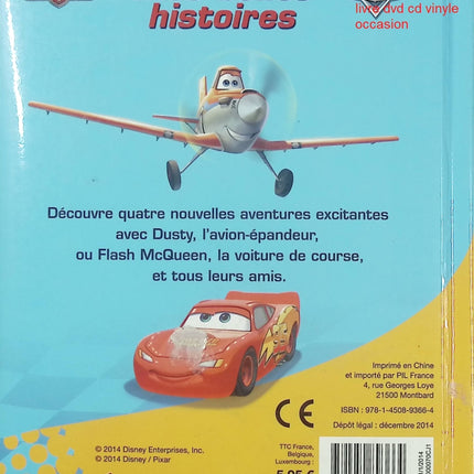 Cars / Planes Mes Belles Histoires Disney Flash McQueen Dusty aventure course avion enfant occasion pas cher - Livre