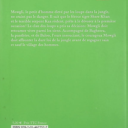 Le Livre de la Jungle Disney Mowgli Baloo roman jeunesse aventure jungle classique occasion pas cher - Livre