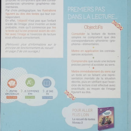 Recueil de textes – Niveau 1 – Volume 2 – livre jeunesse de Claude Huguenin et Christophe Billard – lecture et apprentissage - livre