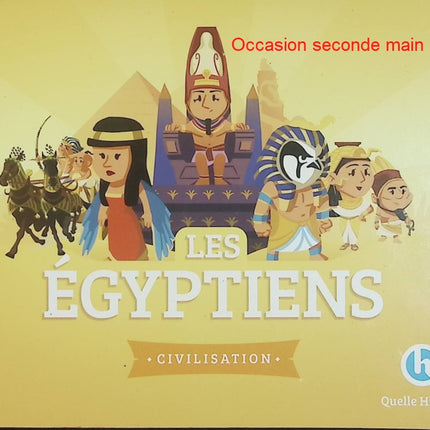 Les Égyptiens – Patricia Crété, Bruno Wennagel – Documentaire jeunesse sur l'Égypte antique – Livre d'occasion - Livre