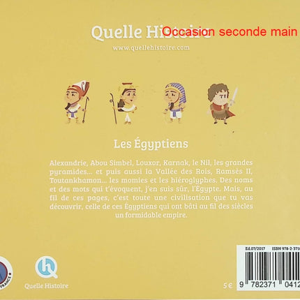 Les Égyptiens – Patricia Crété, Bruno Wennagel – Documentaire jeunesse sur l'Égypte antique – Livre d'occasion - Livre