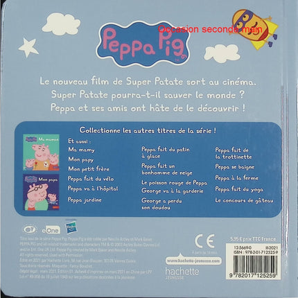 Peppa Pig : Peppa va au cinéma – album jeunesse sortie famille cinéma aventure enfant histoire du quotidien - Livre