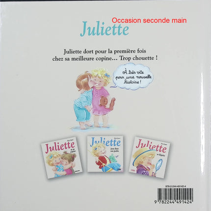 Juliette dort chez sa copine – Doris Lauer – album jeunesse amitié première nuit chez une amie histoire enfant émotions séparation - Livre