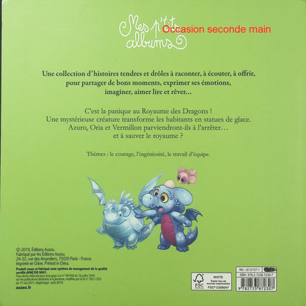 Azuro et la fée des glaces – Laurent Souillé, Olivier Souillé, Jérémie Fleury – Conte fantastique jeunesse - Livre