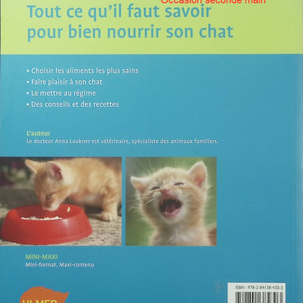 L'Alimentation du chat – Ana Laukner – Guide pratique pour nourrir son chat et préserver sa santé - Livre