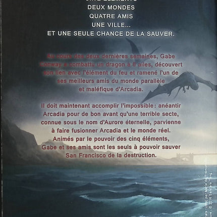 Les Cinq Éléments - Tome 2 - La Ville de l'Ombre - Dan Jolley - Roman jeunesse fantastique d'occasion - Livre