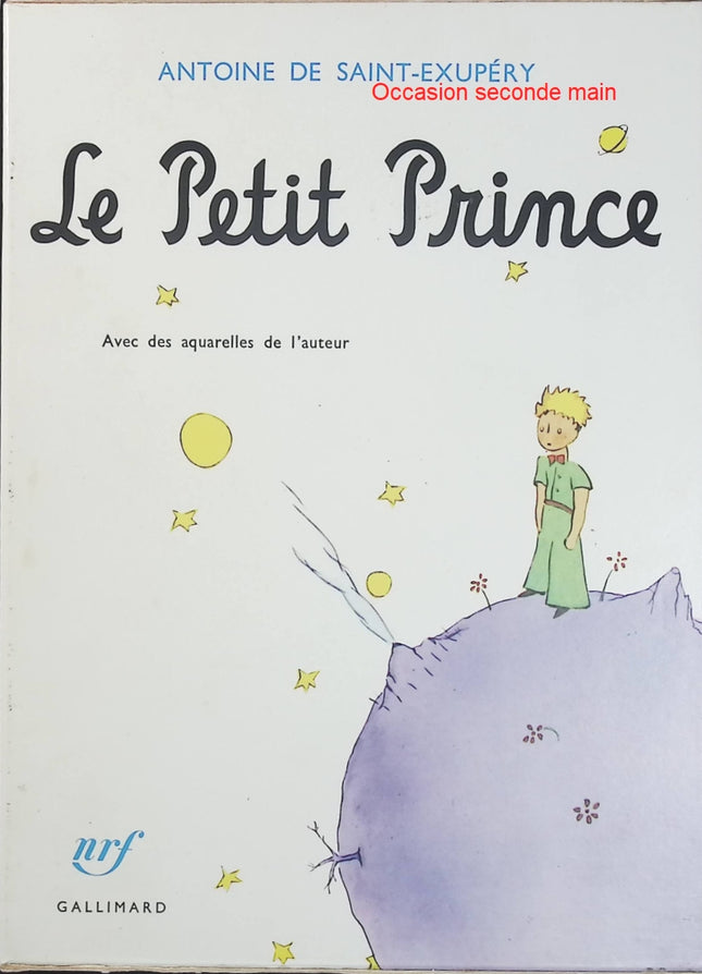 Le Petit Prince – Antoine de Saint-Exupéry, conte poétique et philosophique en édition de luxe sous jaquette - Livre