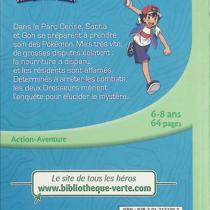 Pokémon Les Voyages Tome 11 Mystère au Parc Cerise – Roman jeunesse d’aventure avec Sacha et ses Pokémon - Livre