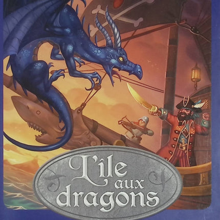 L'Île aux Dragons - Tome 1 - Braise - Éric Sanvoisin & Jérémie Fleury - Roman jeunesse d'occasion - Livre