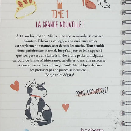 Journal de Mia, Princesse malgré elle - Tome 1 - La grande nouvelle ! - Meg Cabot - Roman jeunesse d'occasion - Livre