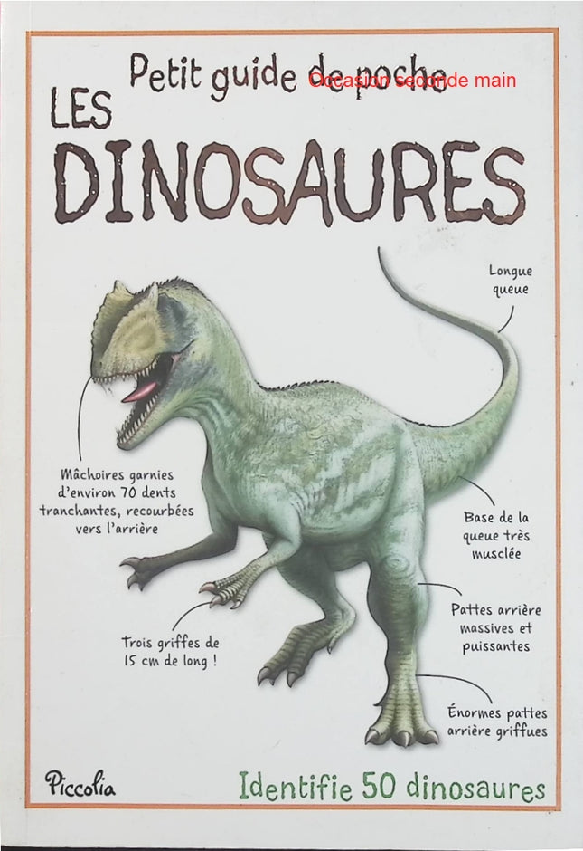 Les dinosaures – Petit guide de poche pour identifier 50 dinosaures – Steve Parker – Guide illustré pour enfants, découverte des espèces préhistoriques et des dinosaures célèbres - Livre