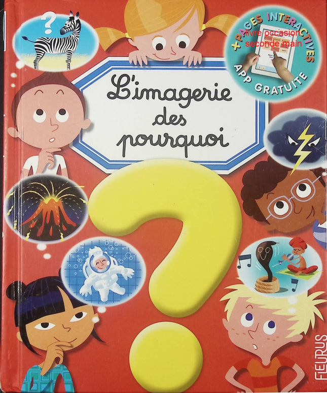 Livre enfant éducatif questions réponses – L’imagerie des pourquoi – Cathy Franco – documentaire jeunesse interactif dès 6 ans - livre