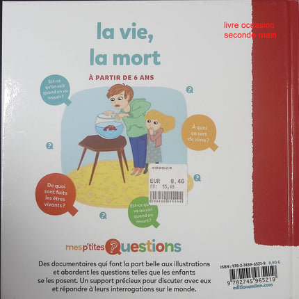 Livre enfant Mes Petites Questions – La vie, la mort – documentaire éducatif dès 4 ans - livre
