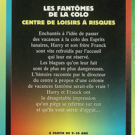 Chair de poule – Tome 32 : Les Fantômes de la colo – R.L. Stine – roman jeunesse horreur et suspense - Livre