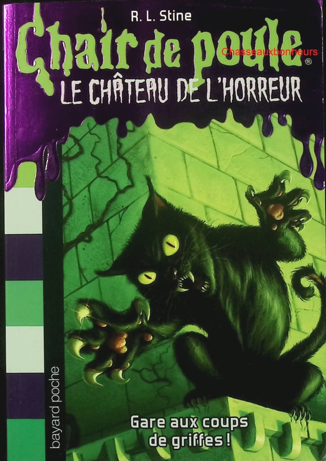 Chair de poule – Le Château de l’horreur – Tome 1 : Gare aux coups de griffes ! – R.L. Stine – roman jeunesse frissons - Livre