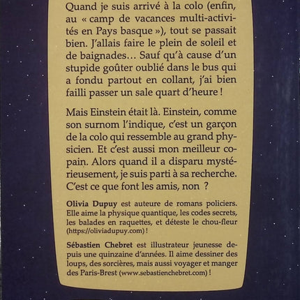 On a perdu Einstein au Pays basque – Olivia Dupuy & Sébastien Chebret – roman jeunesse aventure et humour - Livre
